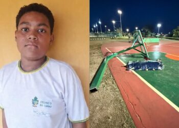Adolescente morre após cesta de basquete cair sobre ele, diz polícia