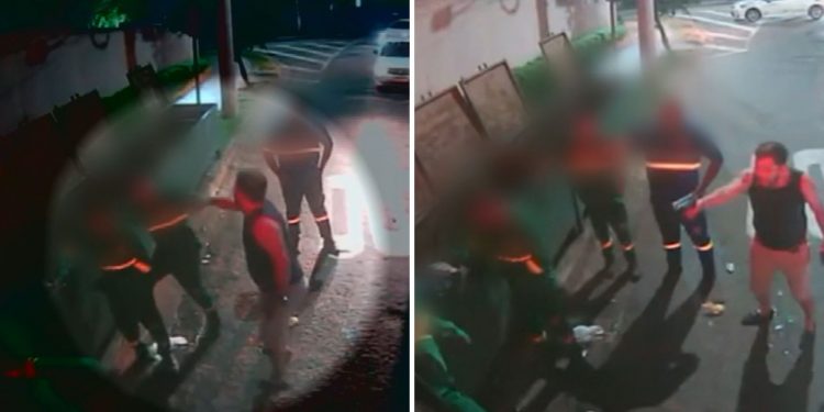 Perito criminal agride e ameaça coletores de lixo com arma, em Goiânia; vídeo