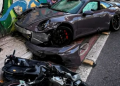 Motorista de Porsche provoca colisão com motos e carros após perder o controle na Zona Sul de São Paulo